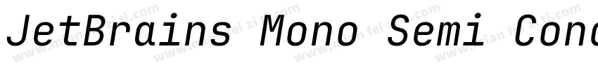 JetBrains Mono Semi Condensed字体转换